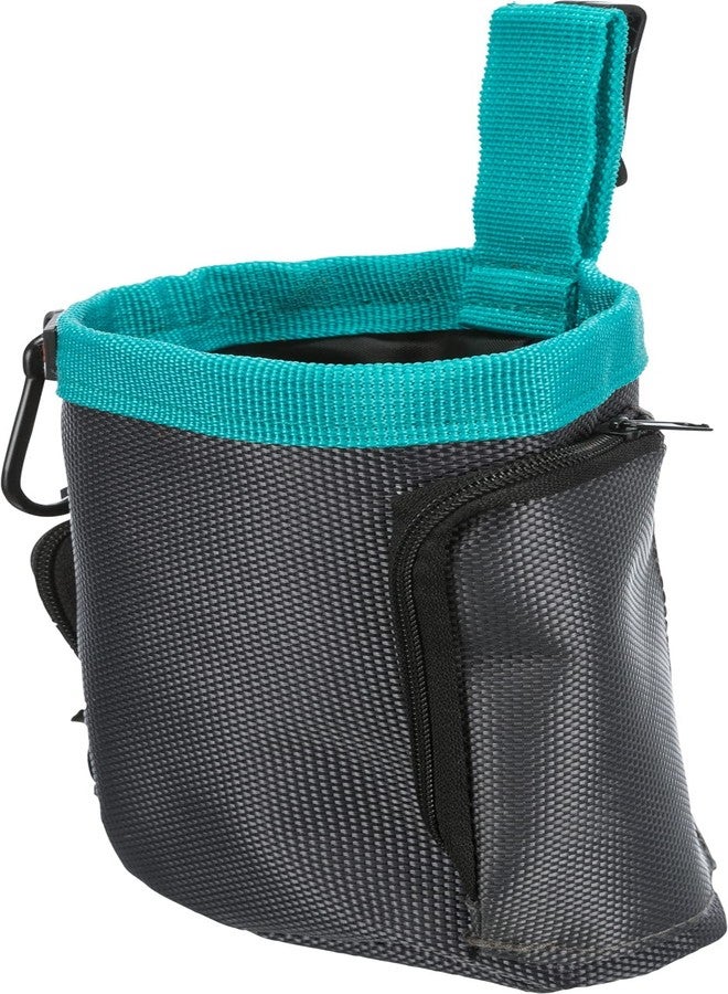 Trixie: - Baggy 2 in 1 Snack Bag for Dogs | Dual Functioning Baggy to Carry on Pet Adventures | Doubles as a Doggy Dirt Bag Dispenser on One Side | Attaches to Your Belt with a Clip and Loop Feature - Image 1